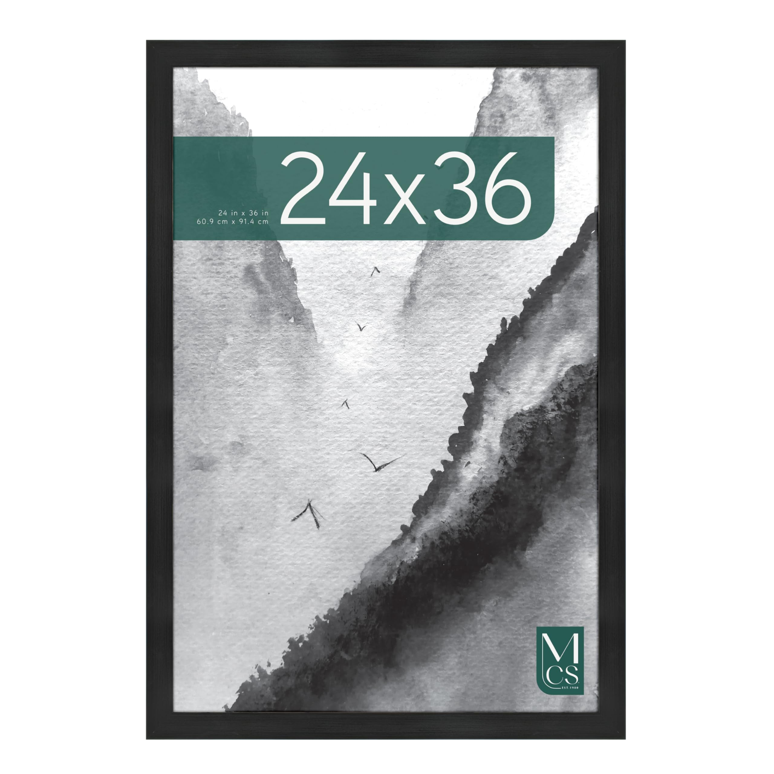 Amazon.com - MCS Museum Poster Frame, Onyx, 24 x 36 in, Single